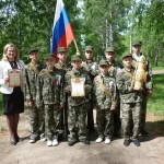 Команда школы стала победителем военно-спортивной игры «Зарница». Руководитель Шатрова МВ