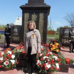 На открытии памятника Беглову в Сасовском районе