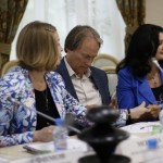 программный специалист по культуре Бюро ЮНЕСКО в Москве по Азербайджану, Армении, Беларуси, Республике Молдова и Российской Федерации Любава Михайловна Морева, советник департамента Секретариата Руководителя Администрации Президента Российской Федерации Юрий Иванович Гаврилов, руководитель программного комитета Культурного форума регионов России Ольга Николаевна Астафьева программный специалист по культуре Бюро ЮНЕСКО в Москве по Азербайджану, Армении, Беларуси, Республике Молдова и Российской Федерации Любава Михайловна Морева, советник департамента Секретариата Руководителя Администрации Президента Российской Федерации Юрий Иванович Гаврилов, руководитель программного комитета Культурного форума регионов России Ольга Николаевна Астафьева
