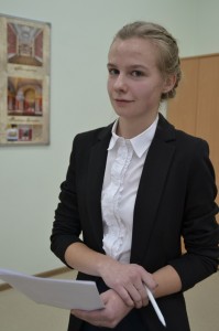 Ведущая пресс-конференции, член МАНЖ Полина Лунева Ведущая пресс-конференции, член МАНЖ Полина Лунева
