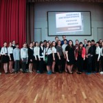 Общее фото участников журналистского десанта из 13 школ Общее фото участников журналистского десанта из 13 школ